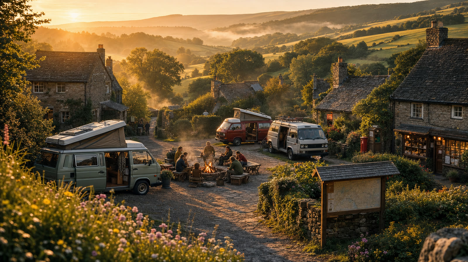Nomad Max countryside village hub